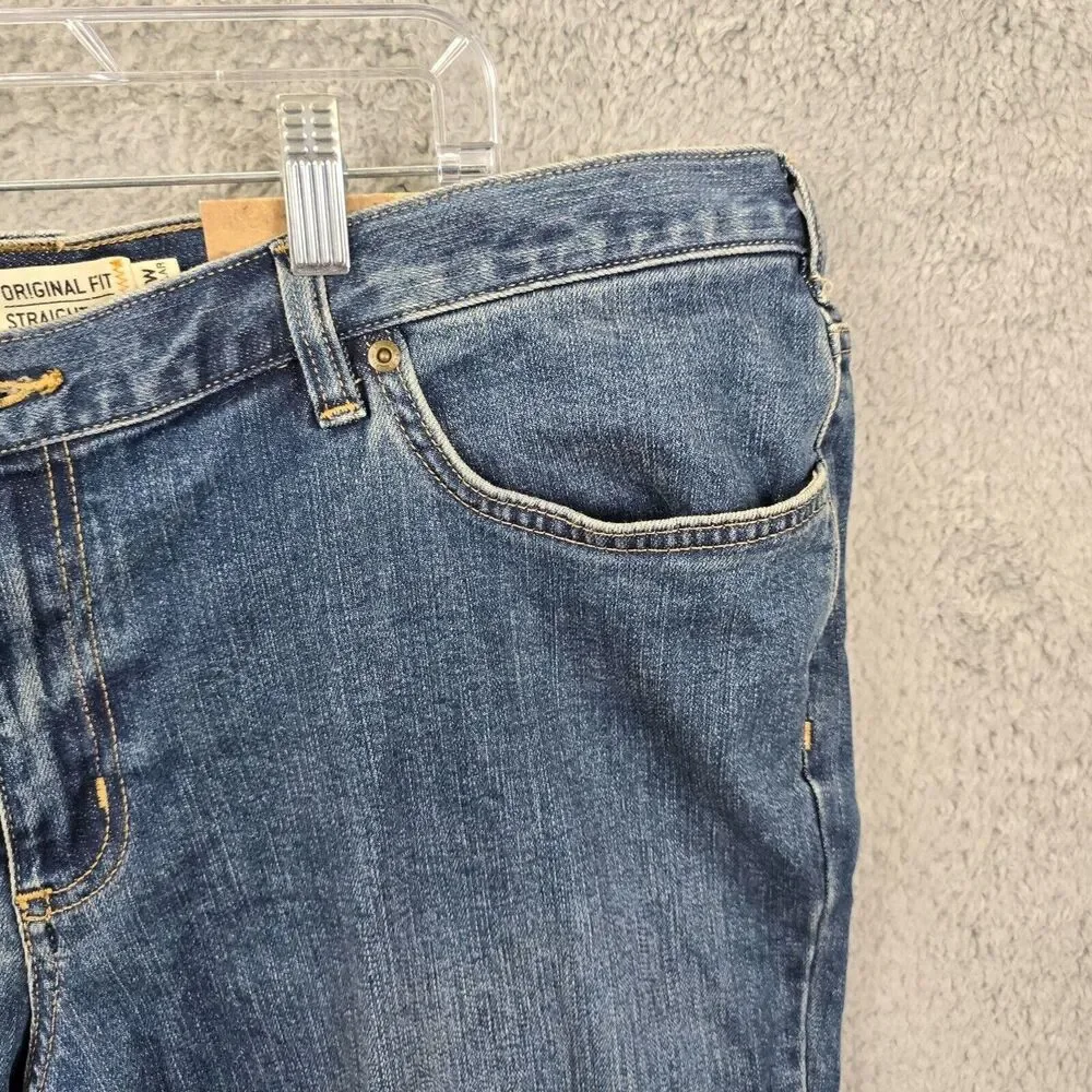 NWT Carhartt Women's Blaine Blue Original Fit Straight Leg Size 16W